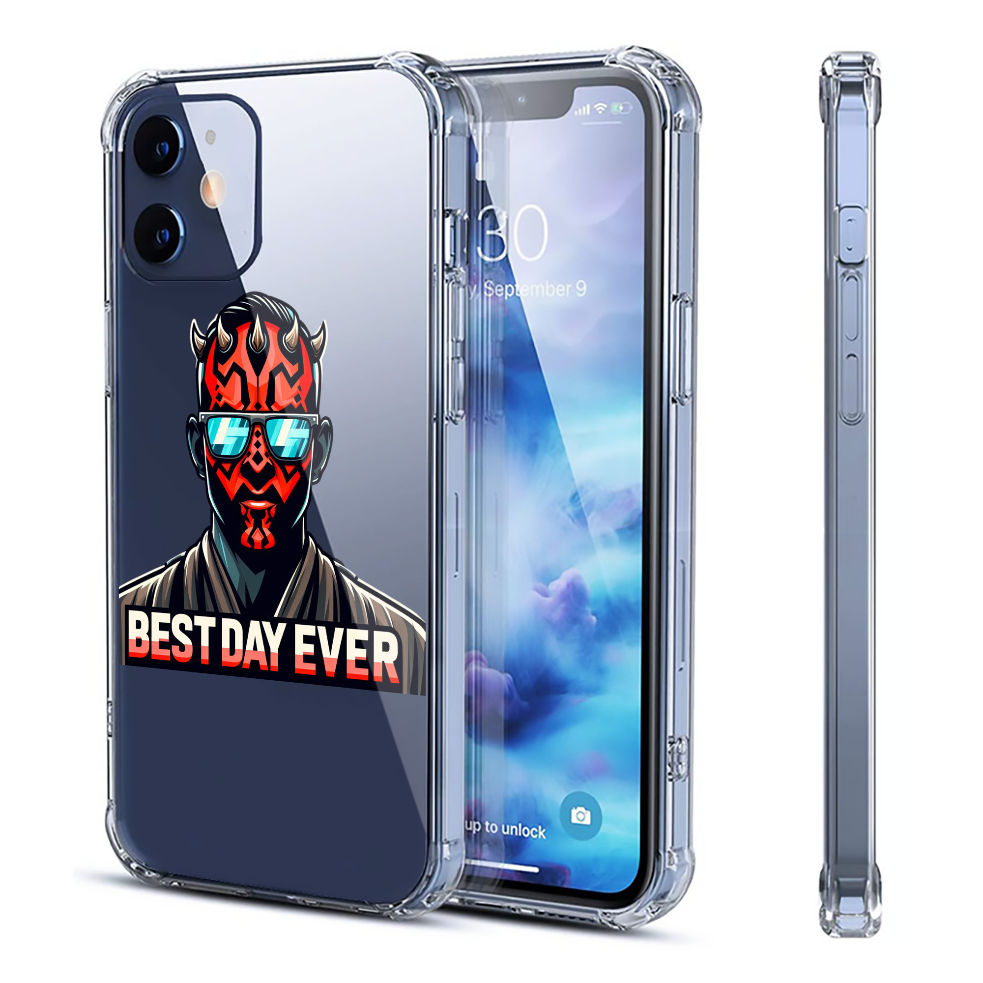 （画像用） スター・ウォーズ Star Wars 【iPhone 12シリーズ対応】透明スマホケース（クリアソフトケース）